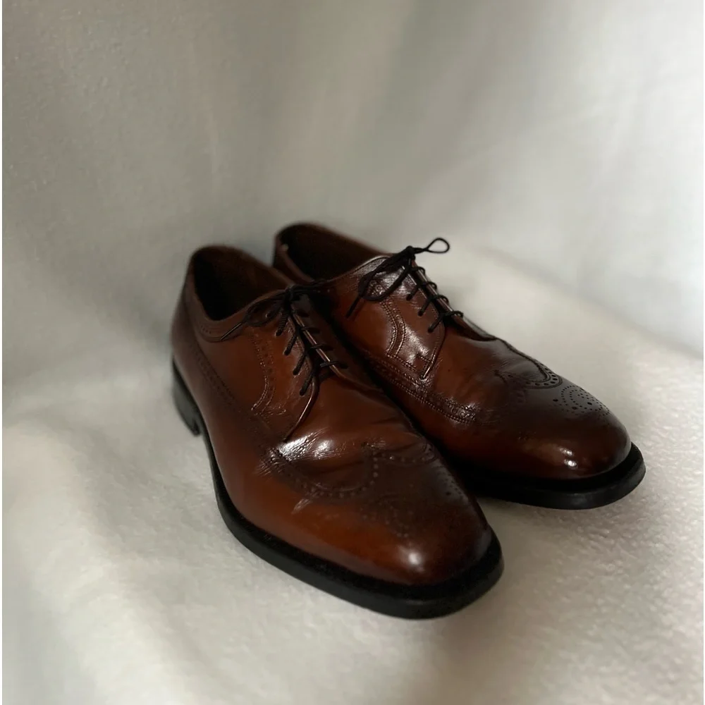 Florsheim Flexibles Size 9 Men’s Brown Leather Oxford Style Shoes